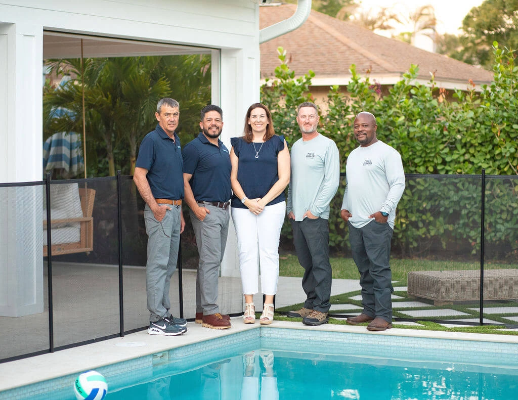 the team for pool safety fence west palm beach